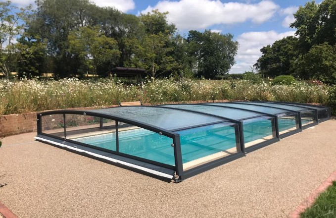 low pool enclosure